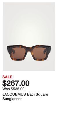 Holt Renfrew Jacquemus baci square sunglasses offer