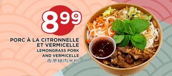 Kim Phat Lemongrass pork and vermicelle offer