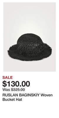 Holt Renfrew Ruslan baginskiy woven bucket hat offer