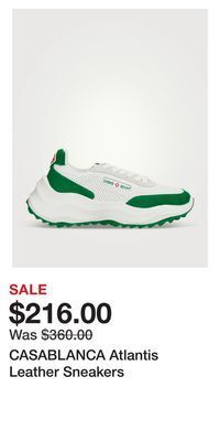 Holt Renfrew Casablanca atlantis leather sneakers offer