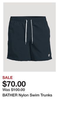 Holt Renfrew Bather nylon swim trunks offer