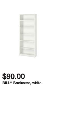 IKEA Billy bookcase, white offer