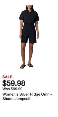 Mark's Women's silver ridge omni-shade jumpsuit offer