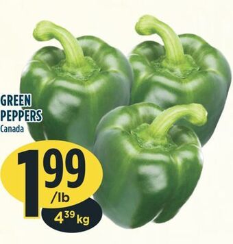 Marché Adonis Green peppers offer