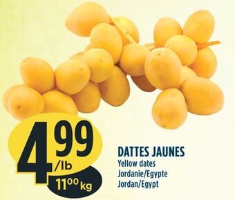 Marché Adonis Dattes jaunes offer