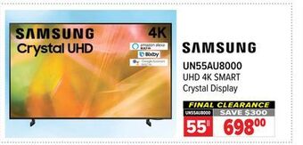 2001 Audio Video Samsung uhd 4k smart crystal display offer