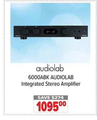 2001 Audio Video Audiolab integrated stereo amplifier offer