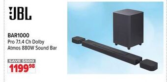 2001 Audio Video Jbl pro 7.1.4 ch dolby atmos 880w sound bar offer