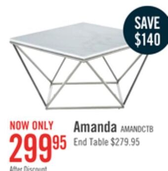 The Brick Amanda coffee table offer