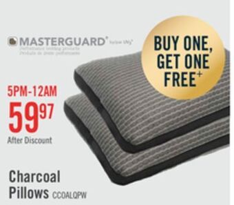 The Brick Masterguard charcoal tencel pillow offer