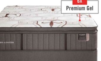 The Brick Stearns & foster founders collection crystal palace pillowtop queen mattress offer