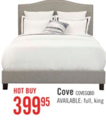 The Brick Cove queen platform bed offer