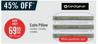 The Brick Bedgear calm 1.0 pillow - stomach sleeper offer