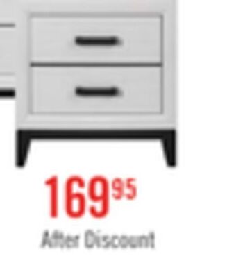 The Brick Kate nightstand - white offer