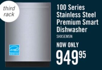 The Brick Bosch 100 series premium smart dishwasher with third rack - shx5aem5n offer