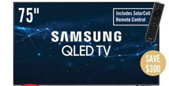 The Brick Samsung 75 q60c 4k qled tv offer