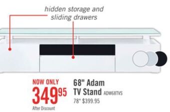The Brick Adam 68 tv stand - white offer