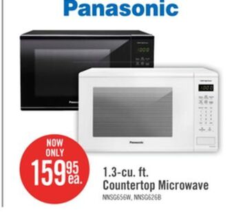 The Brick Panasonic 1.3 cu. ft. countertop microwave nnsg656w offer