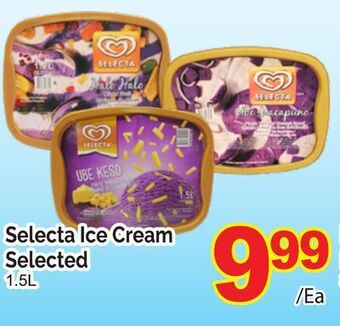 T&T Supermarket Selecta ice cream selected, 1.5l offer