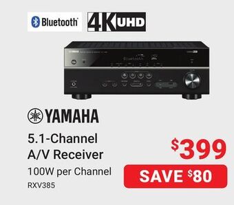 Visions Electronics Yamaha 5.1-channel a/v receiver offer