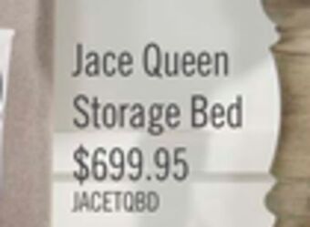 The Brick Jace storage platform queen bed - taupe offer