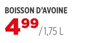 Avril Boisson d'avoine offer