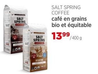 Avril Café en grains bio et équitable offer