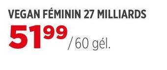 Avril Vegan féminin 27 milliards offer