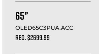 Canex 65 4k smart oled tv c3 series offer