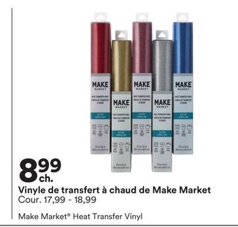 Michaels Vinyle de transfert à chaud de make market offer