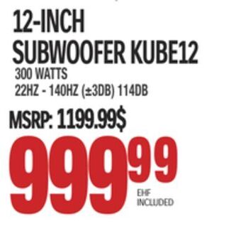 Centre Hi-Fi Kef hear new dimensions in sound with kube subwoofers 2-inch subwoofer kube12 offer
