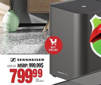 Centre Hi-Fi Sennheiser ambeo-soundbar plus the most immersive sound in the world offer
