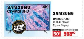 2001 Audio Video Samsung uhd 4k smart crystal display 50 offer