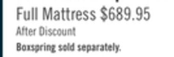 The Brick Sealy posturepedic fiore eurotop full mattress offer