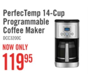 The Brick Cuisinart perfectemp 14-cup programmable coffeemaker - dcc-3200c offer
