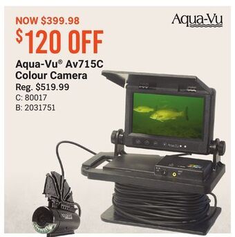 Bass Pro Aqua-vu av715c colour camera offer