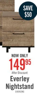The Brick Everley nightstand with usb port offer