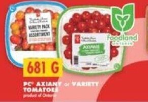 No Frills PC AXIANY or VARIETY TOMATOES offer