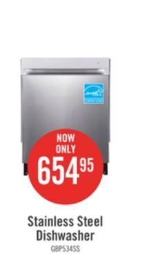 The Brick Ge 24 built-in top control dishwasher with stainless steel tub - gbp534sspss offer