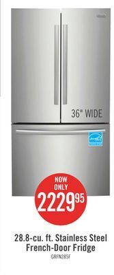 The Brick Frigidaire gallery 28.8 cu. ft. french-door refrigerator - grfn2853af offer