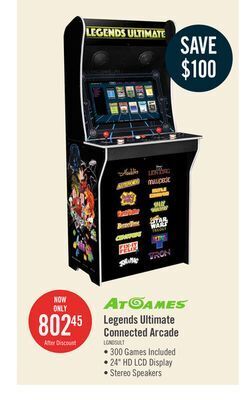 The Brick Atgames legends ultimate connected arcade offer