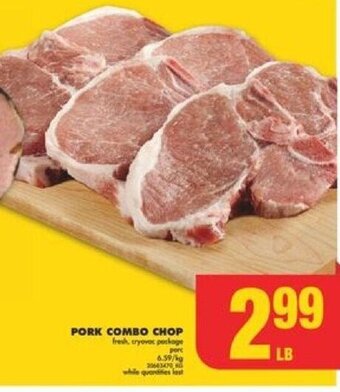 No Frills PORK COMBO CHOP offer