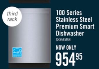 The Brick Bosch 100 series premium smart dishwasher with third rack - shx5aem5n offer