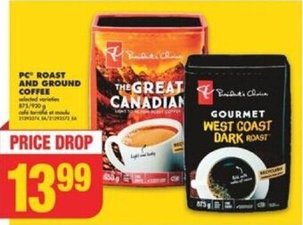 No Frills PC ROAST AND GROUND COFFEE offer