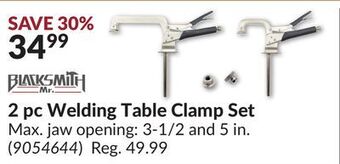 Princess Auto 2 pc welding table clamp set offer