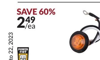 Princess Auto 1 in. led penny clearance/marker lights offer