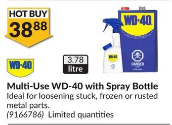 Princess Auto Multi-use wd-40 with spray bottle offer