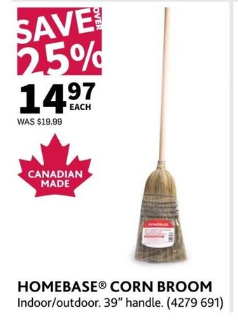 Co-op HOMEBASE CORN BROOM offer