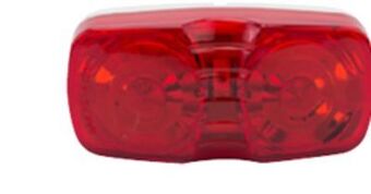 Princess Auto 4 x 2 in. red double bullseye clearance/marker lights offer