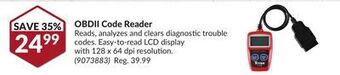 Princess Auto Obdii code reader offer